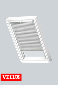 Venetian, 7057 Brushed Silver - VELUX Loft Blind